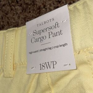 NWT Super Soft Capri Pants Size 18 WP Butter Yelloe